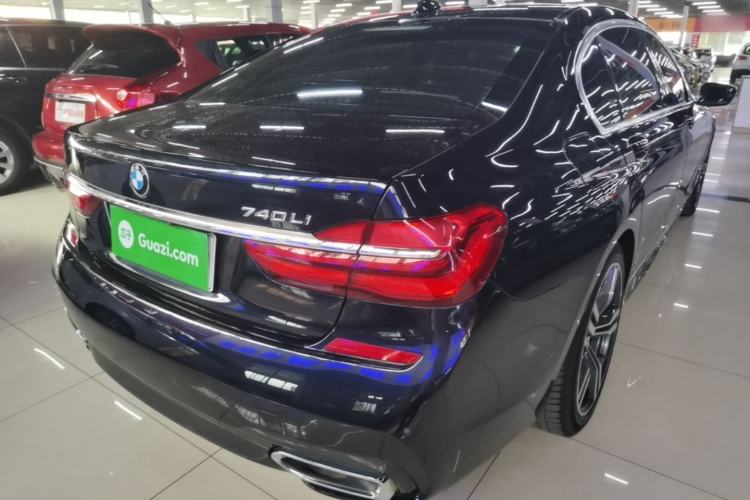Used BMW 7 Series 2018 740Li M Sport Package Leading Model Rear Right 45 Deg