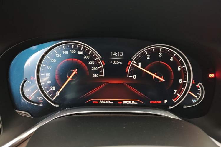 Used BMW 7 Series 2018 730Li Luxury Edition M Sport Package Instrument Cluster