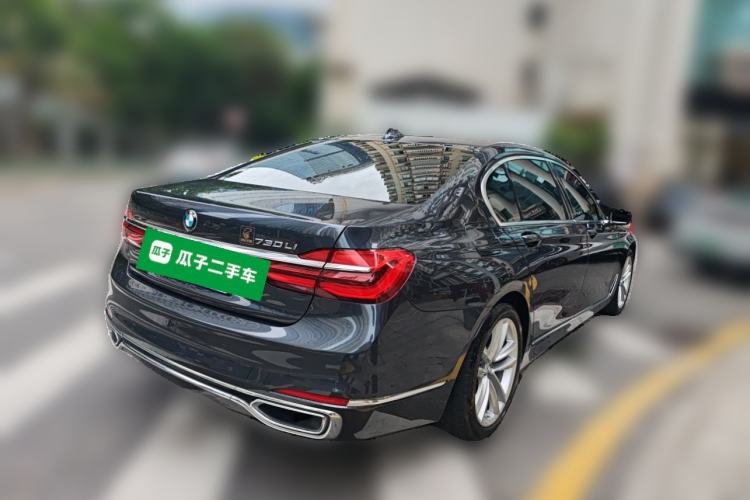 Used BMW 7 Series 2018 730Li Luxury Model Excellence Package Rear Right 45 Deg