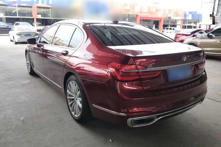 Used BMW 7 Series 2018 730Li Leading Model Excellence Package Rear Left 45 Deg