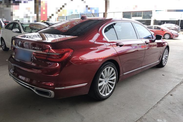 Used BMW 7 Series 2018 730Li Leading Model Excellence Package Rear Right 45 Deg