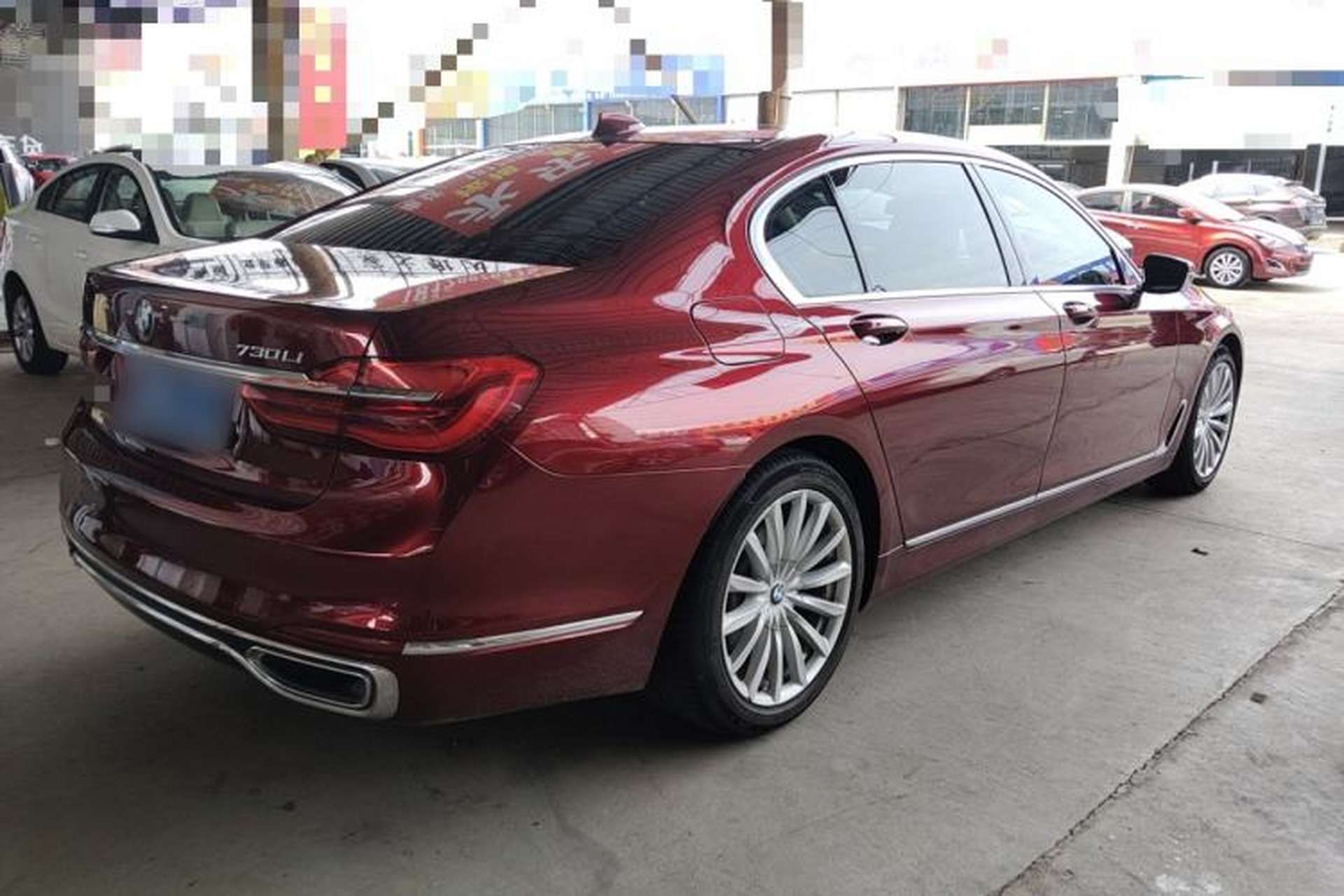 Used BMW 7 Series 2018 730Li Leading Model Excellence Package Rear Right 45 Deg
