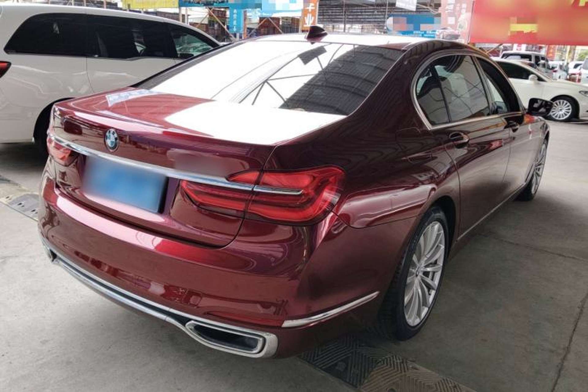 Used BMW 7 Series 2018 730Li Leading Model Excellence Package Rear Right 45 Deg