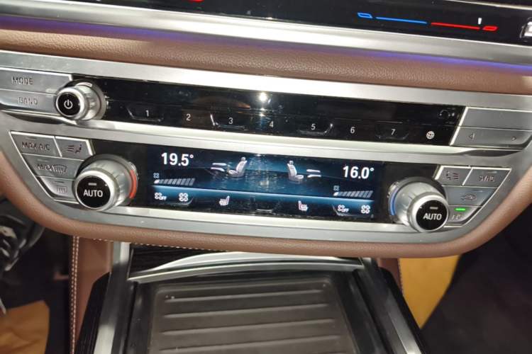Used BMW 7 Series 2019 Restyled 730Li M Sport Package Audio And AC Panel