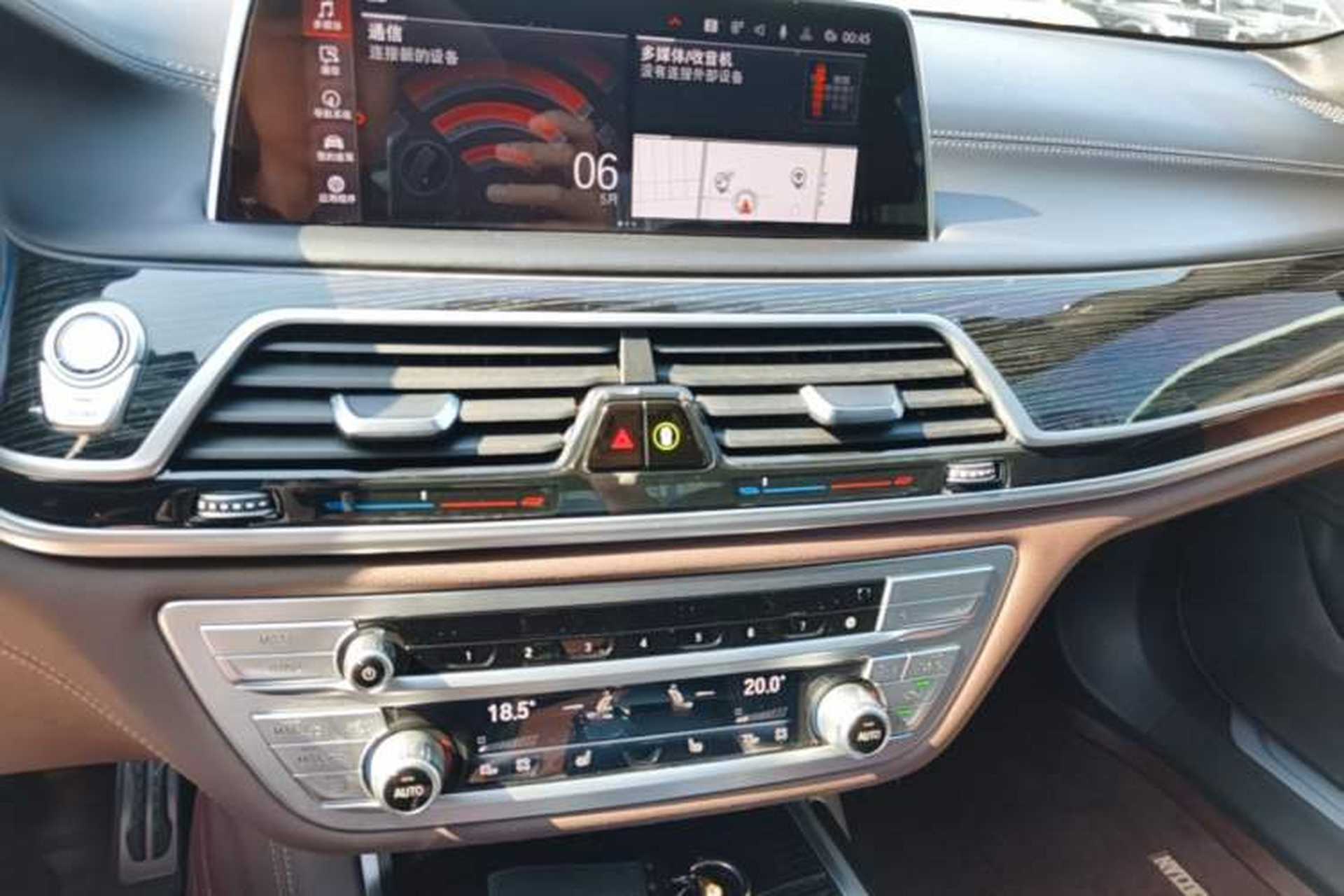 Used BMW 7 Series 2019 Restyled 730Li M Sport Package Audio And AC Panel