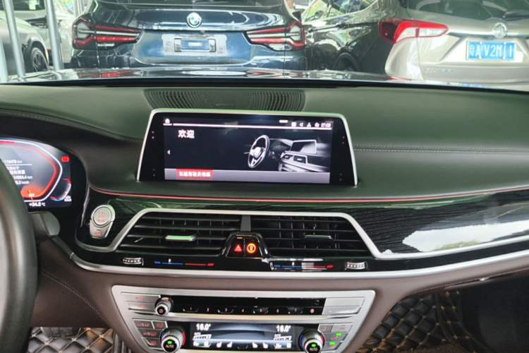 Used BMW 7 Series 2019 Restyled 730Li M Sport Package Audio And AC Panel