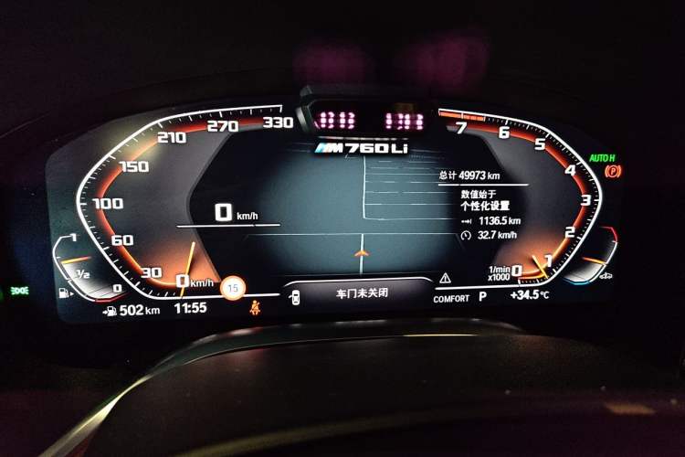 Used BMW 7 Series 2019 740Li xDrive Executive M Sport Package Instrument Cluster
