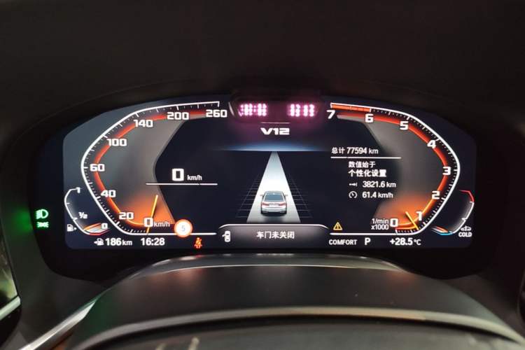 Used BMW 7 Series 2019 Refresh M760Li xDrive V12 Luxury Package Instrument Cluster