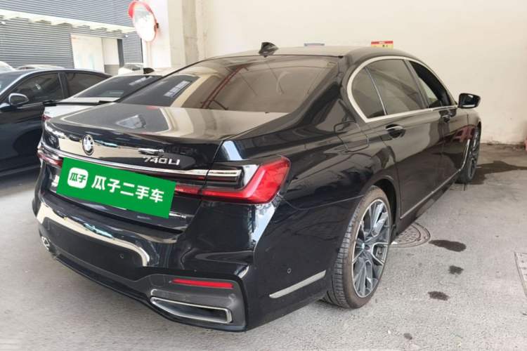 Used BMW 7 Series 2019 740Li Leading Model M Sport Package Rear Right 45 Deg