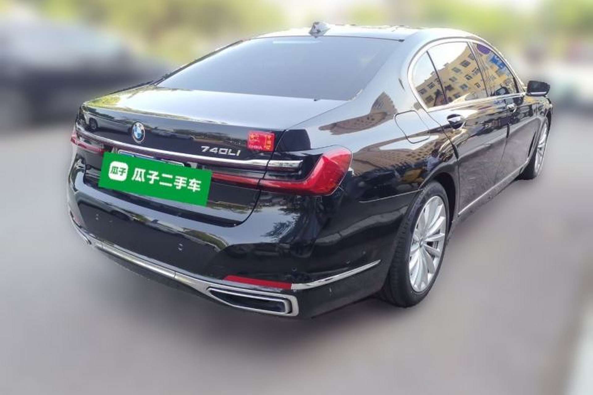 Used BMW 7 Series 2019 Updated 730Li Luxury Package Rear Right 45 Deg