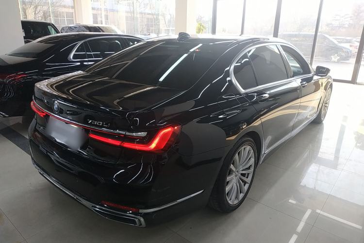 Used BMW 7 Series 2019 Updated 730Li Luxury Package Rear Right 45 Deg