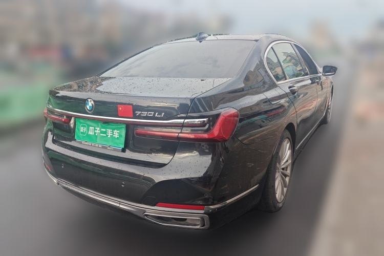 Used BMW 7 Series 2019 Updated 730Li Luxury Package Rear Right 45 Deg