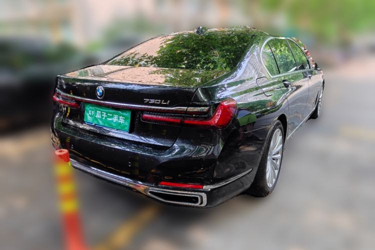 Used BMW 7 Series 2019 Updated 730Li Luxury Package Rear Right 45 Deg