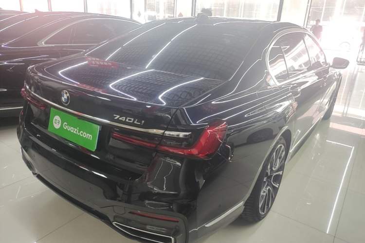 Used BMW 7 Series 2019 740Li Leading Model M Sport Package Rear Right 45 Deg