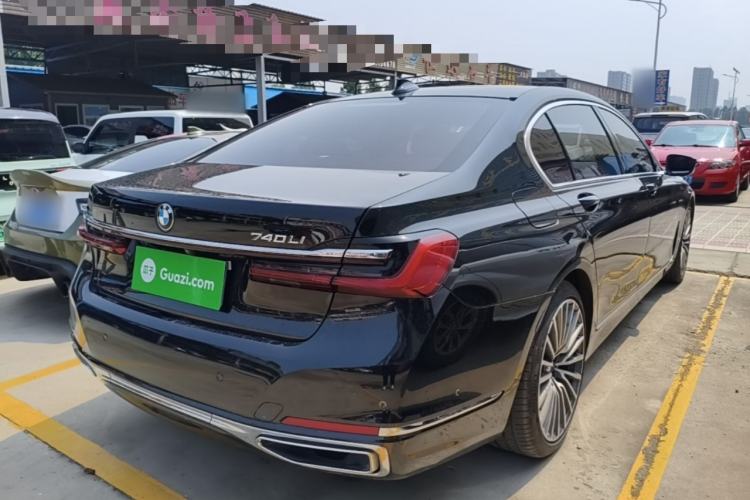 Used BMW 7 Series 2019 740Li Luxury Edition with Premium Package Rear Right 45 Deg