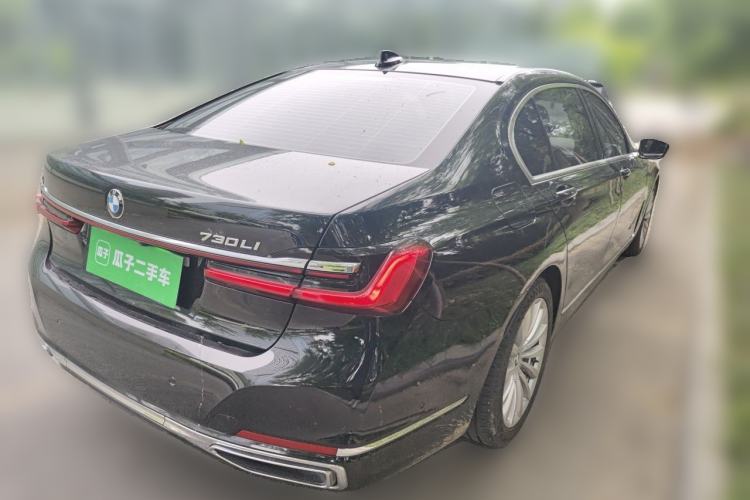 Used BMW 7 Series 2019 Updated 730Li Luxury Package Rear Right 45 Deg