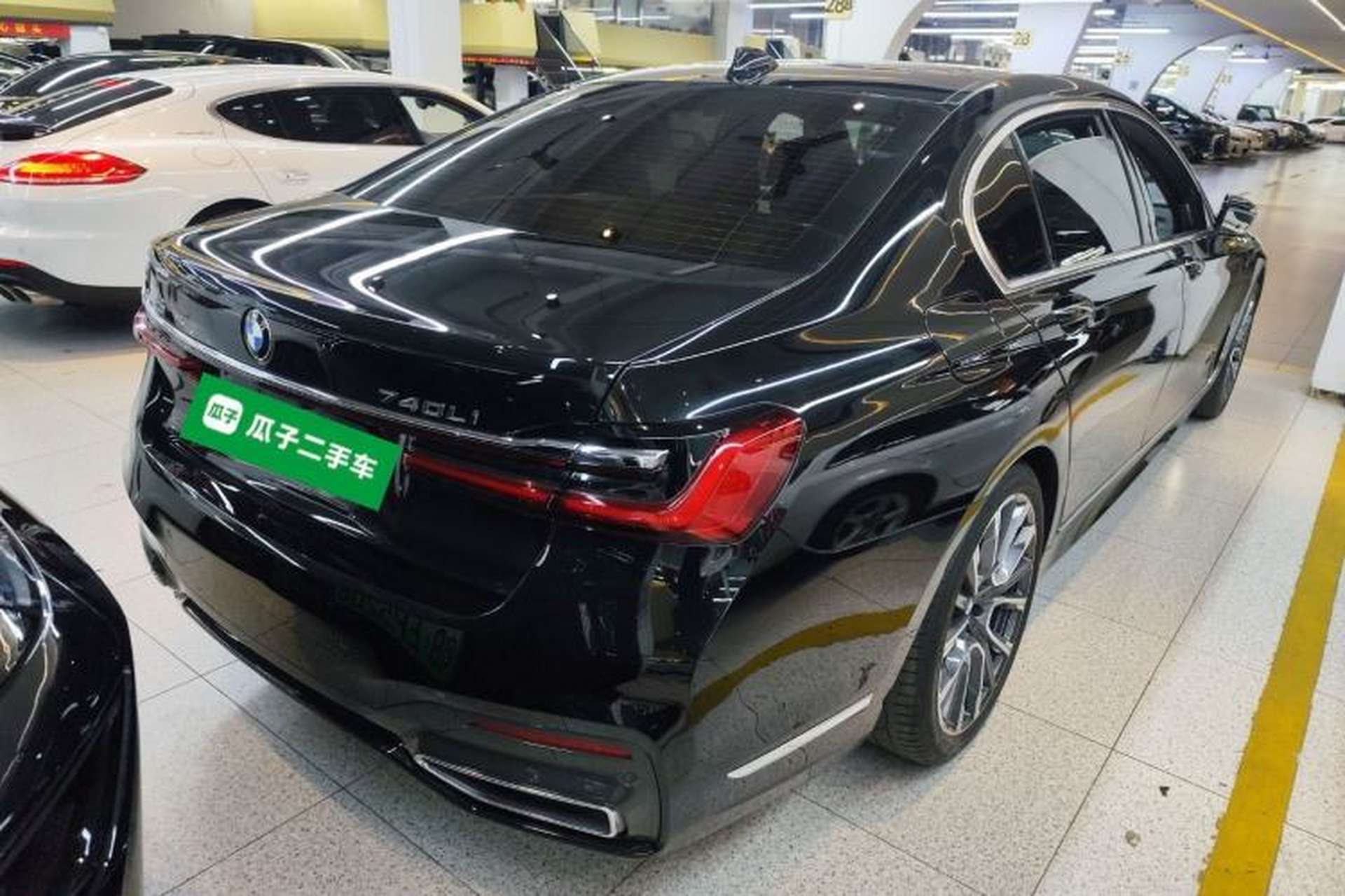 Used BMW 7 Series 2019 Restyled 740Li xDrive Executive M Sport Package Rear Right 45 Deg