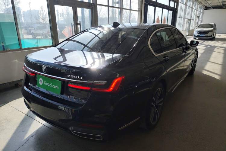 Used BMW 7 Series 2019 Restyled 730Li M Sport Package Rear Right 45 Deg