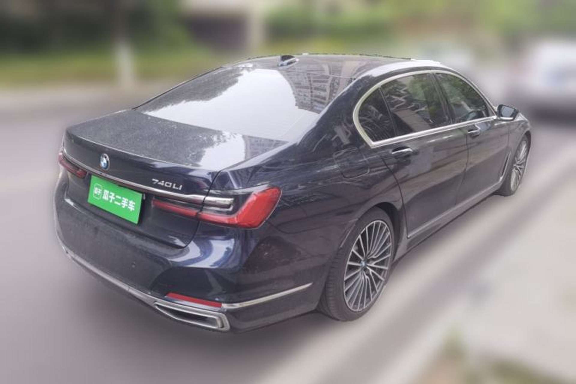 Used BMW 7 Series 2019 740Li Luxury Edition with Premium Package Rear Right 45 Deg