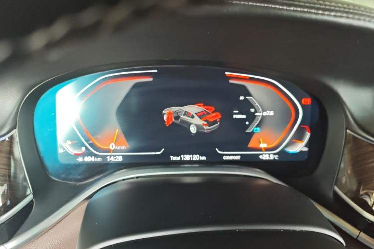 Used BMW 7 Series 2019 Updated 730Li Luxury Package Instrument Cluster