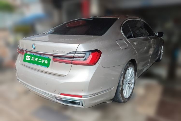 Used BMW 7 Series 2019 Updated 730Li Luxury Package Rear Right 45 Deg