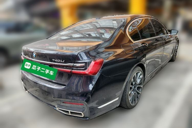 Used BMW 7 Series 2019 740Li Leading Model M Sport Package Rear Right 45 Deg