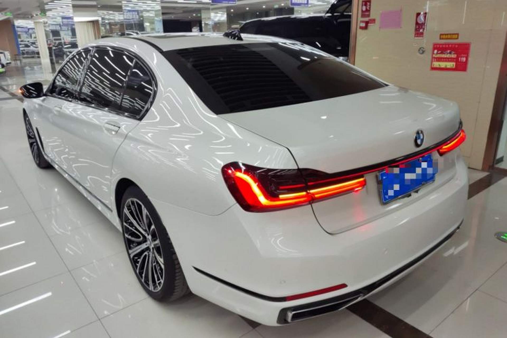 Used BMW 7 Series 2019 Restyled 740Li Leading Luxury Package Rear Left 45 Deg
