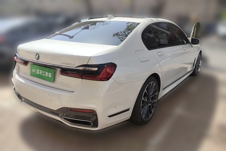 Used BMW 7 Series 2019 740Li Leading Model M Sport Package Rear Right 45 Deg