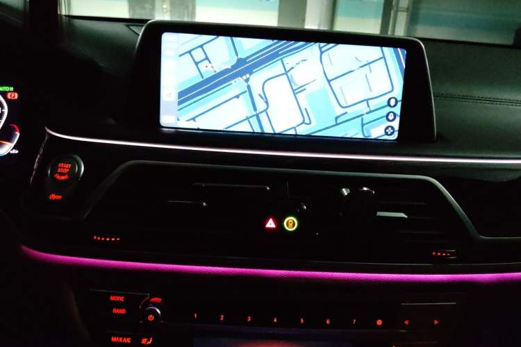 Used BMW 7 Series 2021 740Li Leading Model M Sport Package Audio And AC Panel