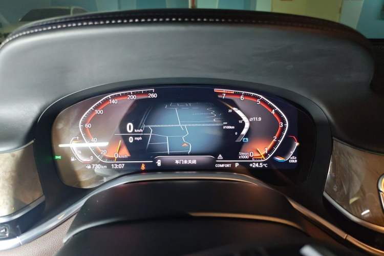 Used BMW 7 Series 2021 740Li Leading Edition Luxury Package Instrument Cluster