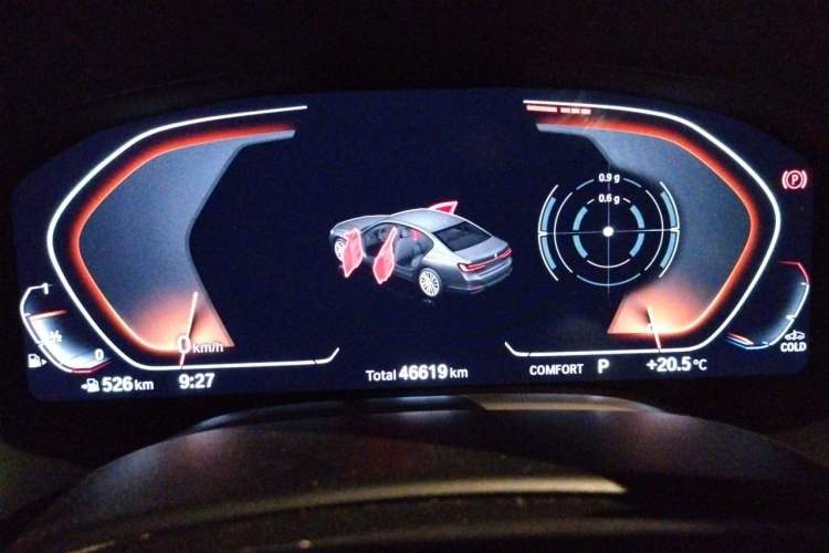 Used BMW 7 Series 2021 740Li Leading Edition Luxury Package Instrument Cluster