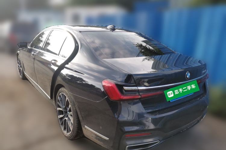Used BMW 7 Series 2021 740Li Leading Model M Sport Package Rear Left 45 Deg
