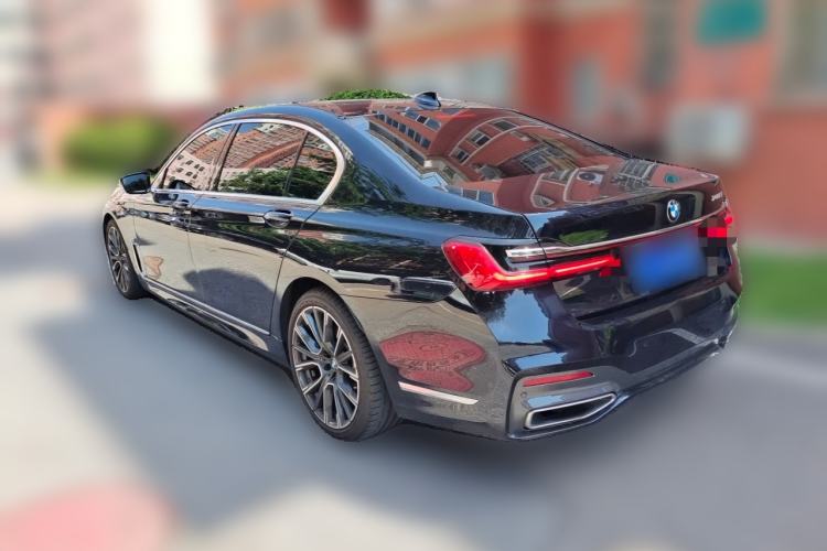 Used BMW 7 Series 2021 740Li Leading Model M Sport Package Rear Left 45 Deg