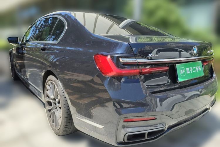 Used BMW 7 Series 2021 740Li Leading Model M Sport Package Rear Left 45 Deg