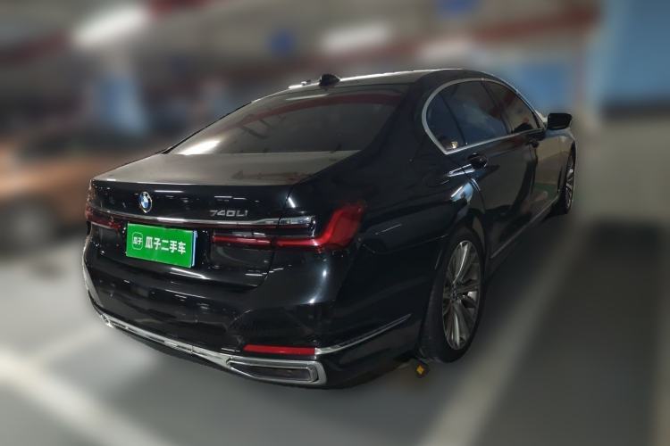 Used BMW 7 Series 2021 740Li Leading Edition Luxury Package Rear Right 45 Deg