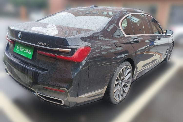 Used BMW 7 Series 2021 740Li Leading Model M Sport Package Rear Right 45 Deg