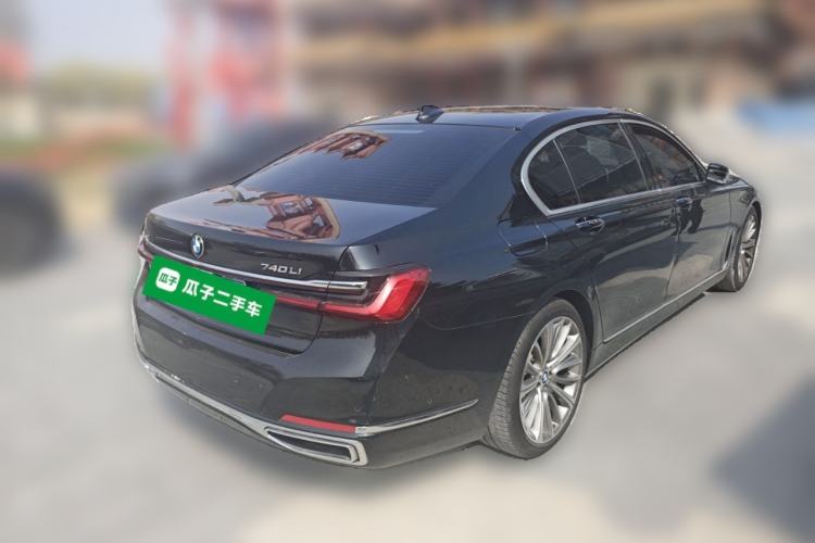 Used BMW 7 Series 2021 740Li Leading Edition Luxury Package Rear Right 45 Deg