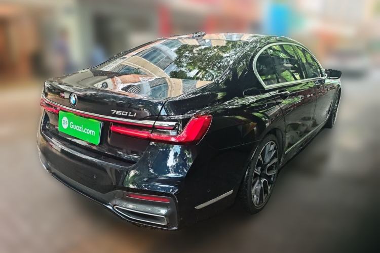 Used BMW 7 Series 2021 740Li Leading Model M Sport Package Rear Right 45 Deg