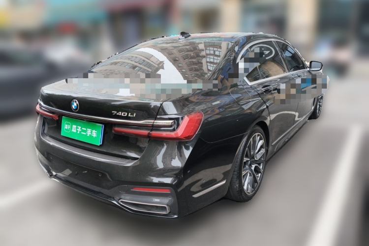 Used BMW 7 Series 2021 740Li Leading Model M Sport Package Rear Right 45 Deg