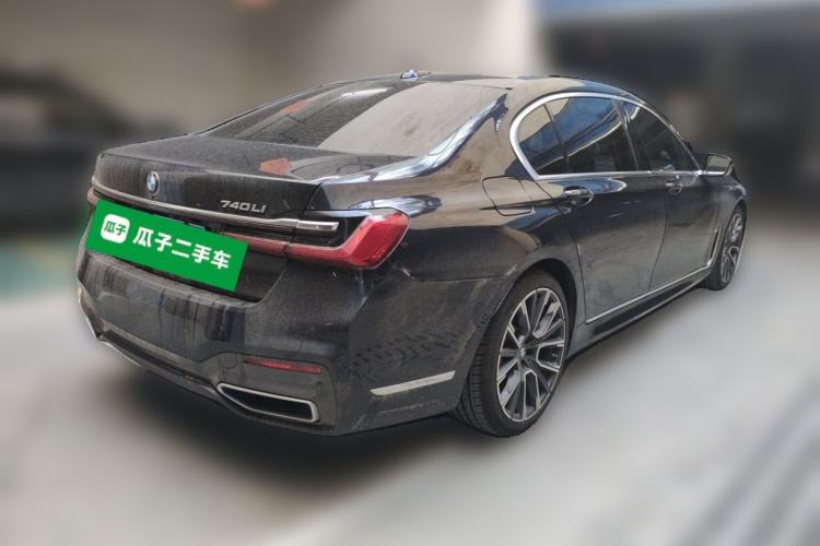 Used BMW 7 Series 2021 740Li Leading Model M Sport Package Rear Right 45 Deg
