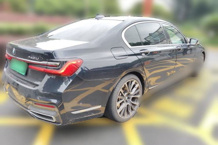 Used BMW 7 Series 2021 740Li Leading Model M Sport Package Rear Right 45 Deg