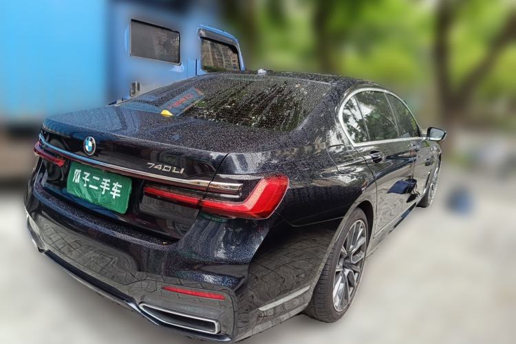 Used BMW 7 Series 2021 740Li Leading Model M Sport Package Rear Right 45 Deg