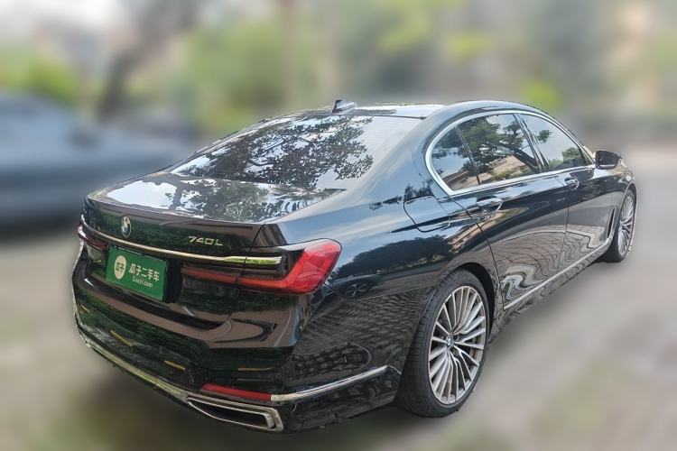 Used BMW 7 Series 2021 740Li Luxury Edition with Premium Package Rear Right 45 Deg