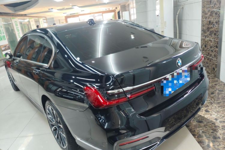 Used BMW 7 Series 2021 740Li Leading Model M Sport Package Rear Left 45 Deg
