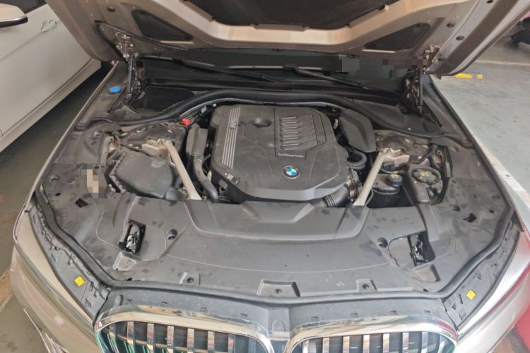 Used BMW 7 Series 2021 740Li Luxury Edition with Premium Package Engine Bay
