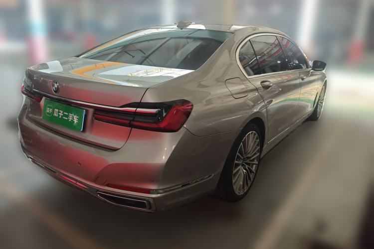 Used BMW 7 Series 2021 740Li Luxury Edition with Premium Package Rear Right 45 Deg
