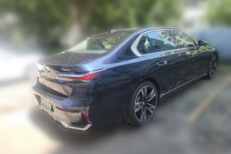 Used BMW 7 Series 2023 740Li Leading Model M Sport Package Rear Right 45 Deg