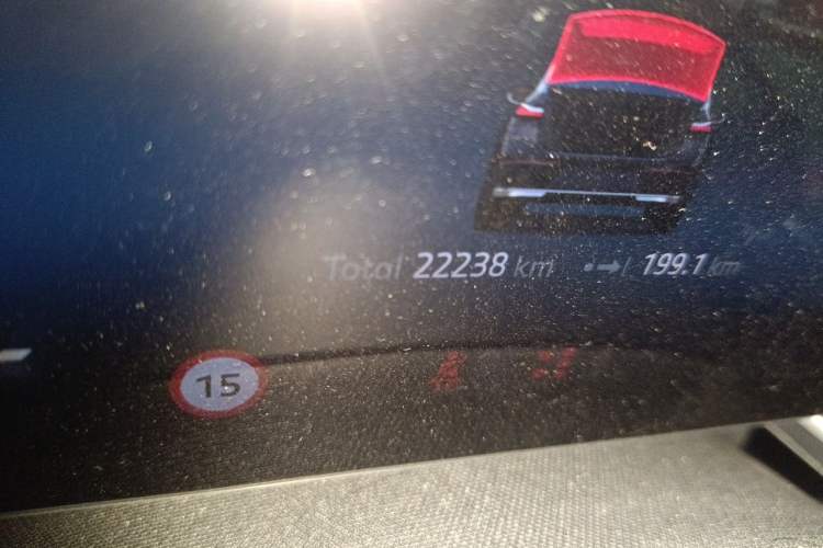 Used BMW 7 Series 2023 740Li Leading Edition Luxury Package Odometer Close Up