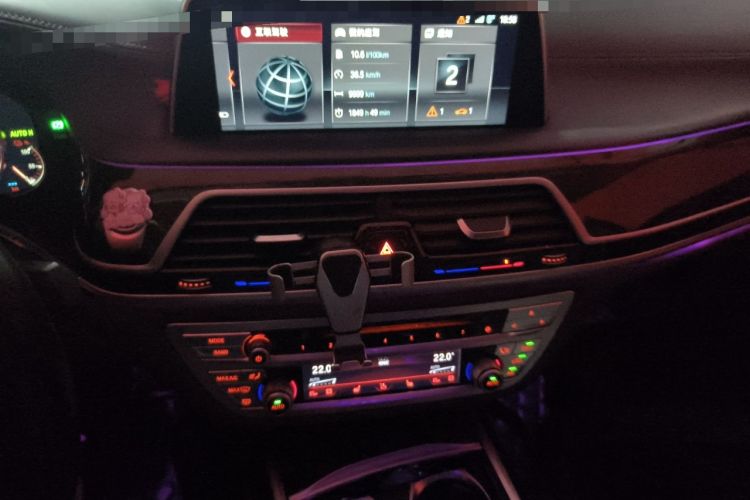 Used BMW 7 Series New Energy 2017 740Le xDrive Audio And AC Panel