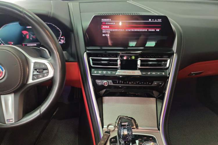 Used BMW 8 Series 2019 840i 4-Door Gran Coupe M Sport Package Audio And AC Panel